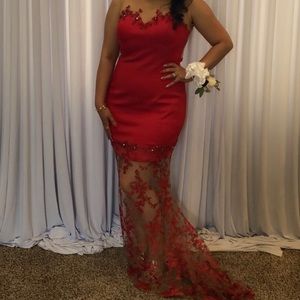 A beautiful gown worn only couple of times for a few hours